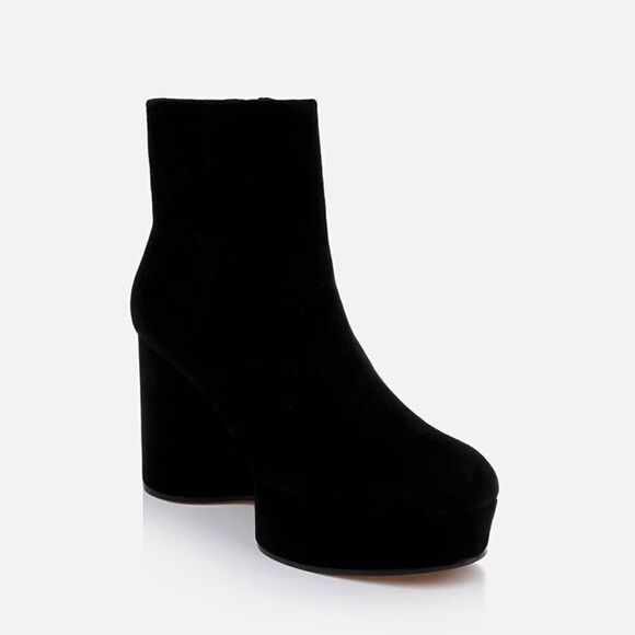 Clergerie Paris BELEN Suede Platform Boot Black size 9 $795.00 - Picture 3 of 8